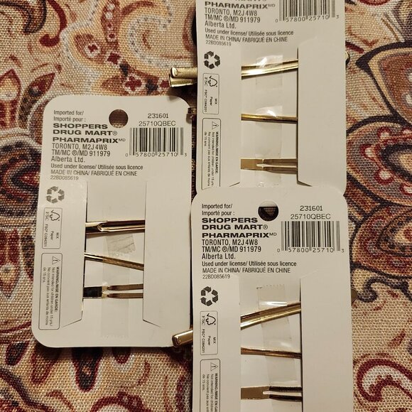 BEAUTIFUL HAIR Clip Barrette LOT of 9 BNIP QUO Deep Blue Sapphire HAIR ART - Picture 6 of 6